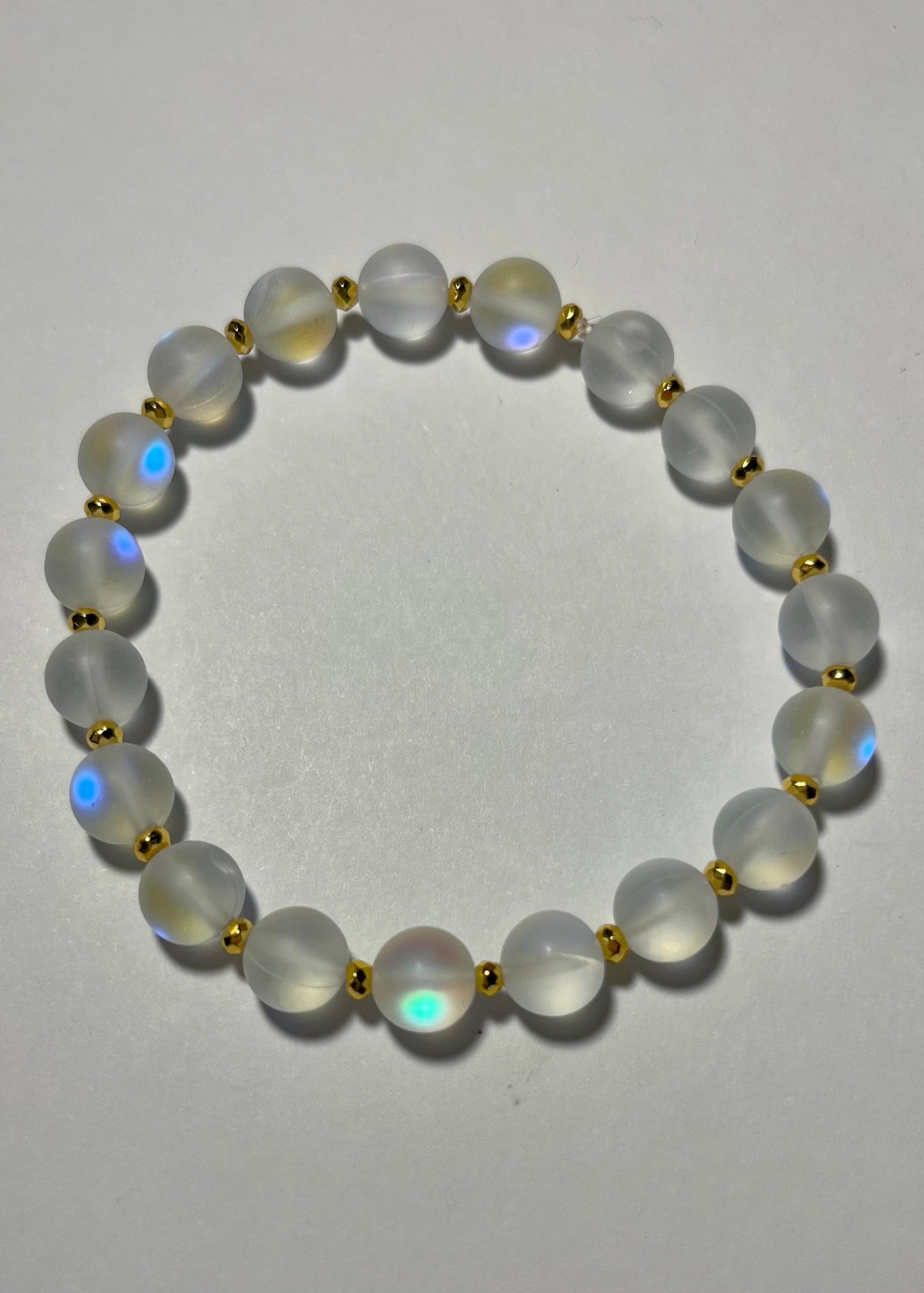 Iridescent Glass Lunara Bracelet