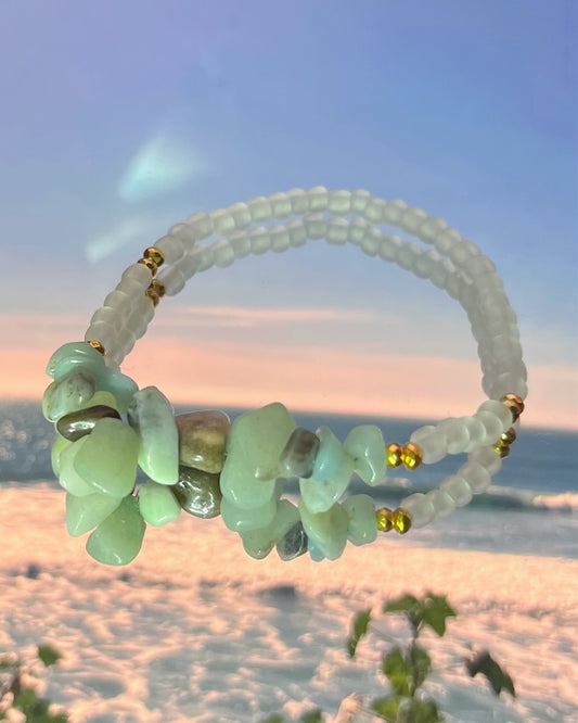 Amazonite Crystal Glow Bracelet