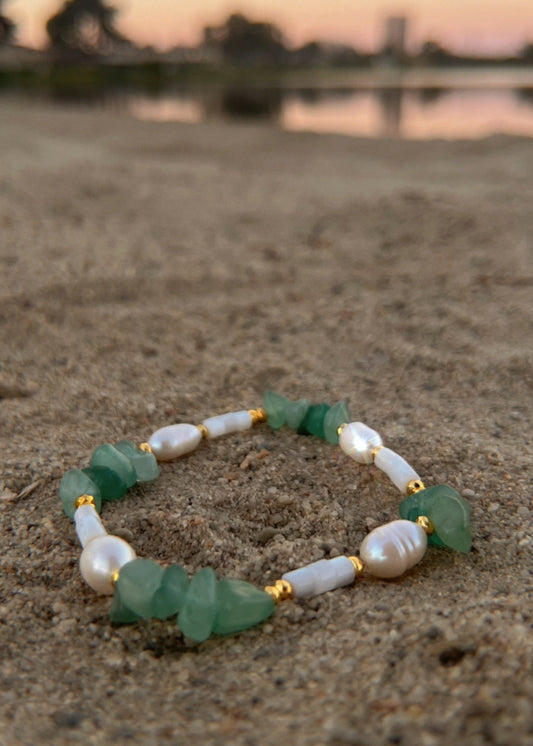 Green Aventurine Agate Solis Bracelet