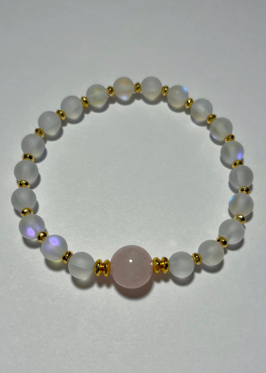 Rose Quartz Iridesca Bracelet